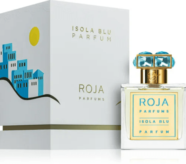 בושם יוניסקס איסולה בלו מבית רוג'ה 50מ"ל פרפיום (אריזת טסטר)