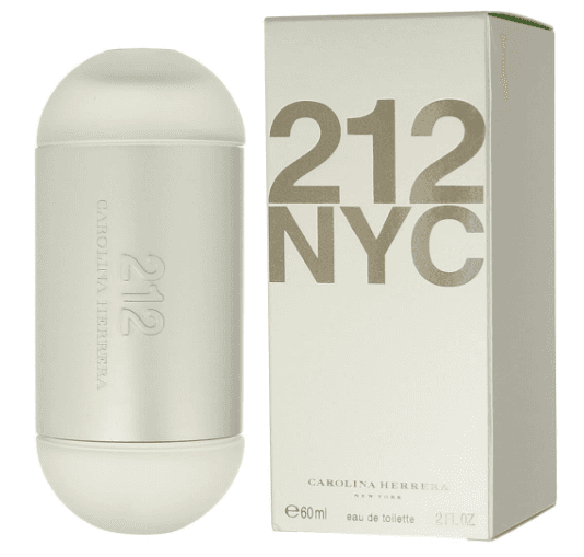 בושם לאישה 212 מבית קרולינה הררה 60מ"ל א.ד.ט (אריזת טסטר)