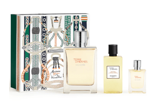 סט לגבר טררה דה הרמס או גיברה מבית הרמס 100מ"ל+12.5 א.ד.פ + 80מ"ל ג'ל רחצה