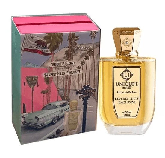 בושם יוניסקס בברלי הילס מבית יוניק לאקשרי 100מ"ל פרפיום