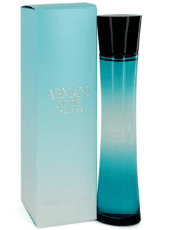 בושם לאישה ארמני קוד טורקיז או פרש מבית ג'ורג'יו ארמני 75מ"ל א.ד.ט (אריזת טסטר)