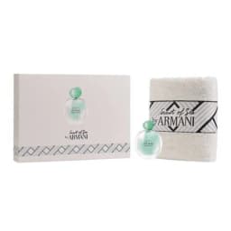 סט מתנה אקווה די ג'ויה א.ד.פ 100 מ"ל בושם לאישה + מגבת - ארמני