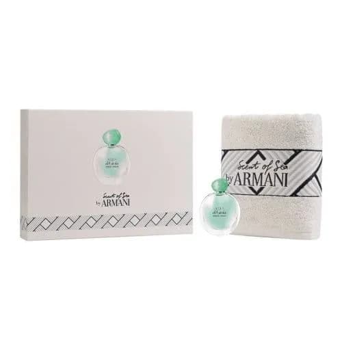 סט מתנה אקווה די ג'ויה א.ד.פ 100 מ"ל בושם לאישה + מגבת - ארמני