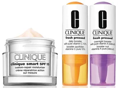 מארז 3 מוצרי לחות חכם לפנים Clinique מסדרת סמארט