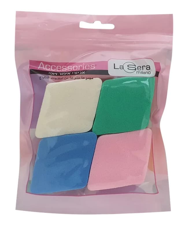 לסרה רביעיית ספוגיות מעויינות / La Sera 4 Rhombus Sponges