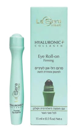 לסרה היאלורוניק רול-און לעיניים מונע קמטוטים ונפיחות 15מל / La Sera Hialronic Anti Wrinkle Eyes Roll-on 15ml