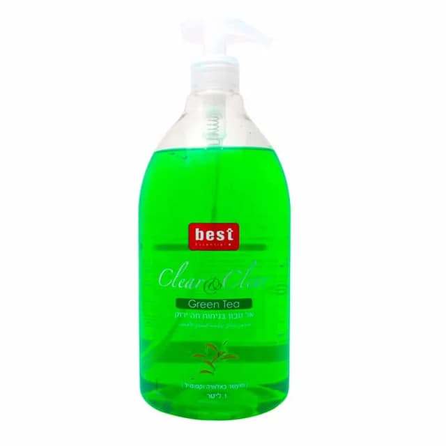 קליר אנד קליר ס.נוזלי בסט(תה ירוק) ליטר / Clear & Clear Liquid Soap Green Tea 1 L