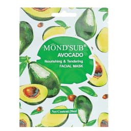 מונדסאב מסיכת פנים אבוקדו להזנה וריכוך העור / Mondsub Avocado Nourishing & Tendering Facial Mask