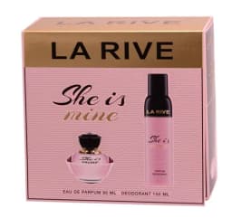 סט לה ריב שי איס מיין (א) בושם+או / La Rive Set She Is Mine (w) Parfume Edt+deo