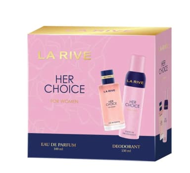 לה ריב סט היר צויס (א) בושם+דאו / La Rive Her Choice Edp 100ml+deo 150ml