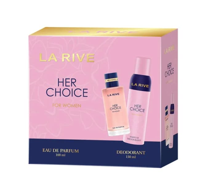 לה ריב סט היר צויס (א) בושם+דאו / La Rive Her Choice Edp 100ml+deo 150ml