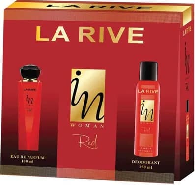 לה ריב סט אין וומן רד (א) בושם+דאו / La Rive Set In Woman Red (w) Parfume Edt+deo