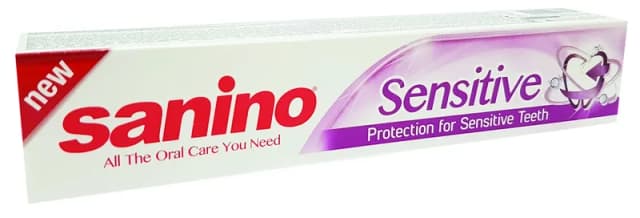 סנינו *חדש *מ.שיניים סנסיטיב 100מ"ל / Sanino Sensitiv 100ml