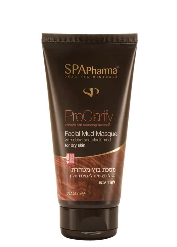 ספא פארמה מסיכת בוץ לעור רגיל עד יבש 150מ"ל / Spa Pharma Mud Mask For Regular And Dry Skin