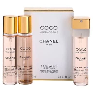 שאנל סט קוקו מדמוזל (א) אדט 3*20מל / Chanel Set Coco Mademoiselle Edt W 3*20 Ml