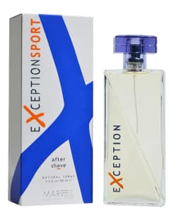 מארוול אפטר שייב אקספרשן ספורט (ג) 100מל / Marvell Exception After Shave Sport (m) 100 Ml