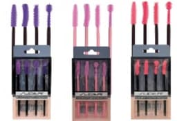 סליידר מארז 4מברשות סיליקון לריסים וגבות MC6004 / Slider Pro Eye Care