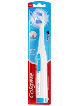 קולגייט מברשת שיניים 360עם סוללות סופט / Colgate 360 Electric