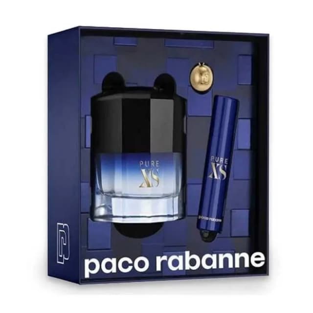 סט פאקו רבאן פיור בלאק XS(ג) אדט 100מל +10מל / Pacco Rabanne Set Pure Black Xs (m) Edt 100 Ml+10 Ml