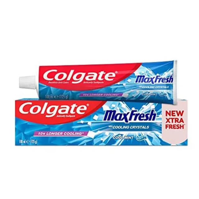קולגייט מש.שיניים מקס פרש קול מינט כחול 100מל / Colgate Tooth Paste Max Fresh Cool Mint 100ml