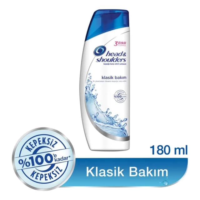 שולדרס שמפו קלאסיק קלין 180מל 2ב-1 / Head&shoulders 180 Ml Classic Clean 2 In-1
