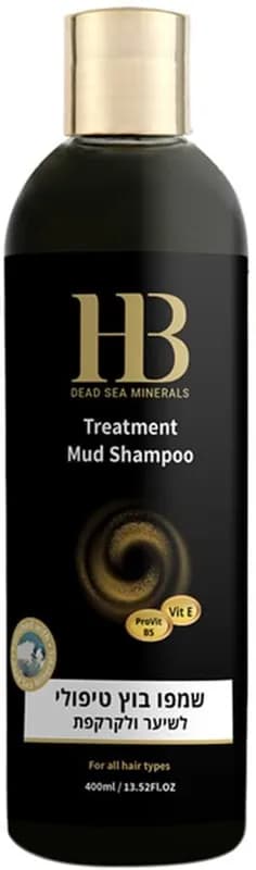 הלת אנד ביוטי שמפו בוץ טיפולי לשיער 400מל / Hb Dead Sea Minerals Shampoo 400ml