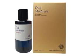 פראגרנס וורלד אוד מאדנס (י) אדפ 100מל / Fragrance World Oud Madness U Edp 100ml