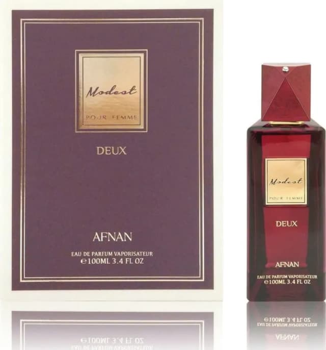 אפנאן מודסט דאוקס פור פם סגול (א) אדפ 100מל / Afnan Modest Deux Pour Femme Purple W Edp 100 Ml