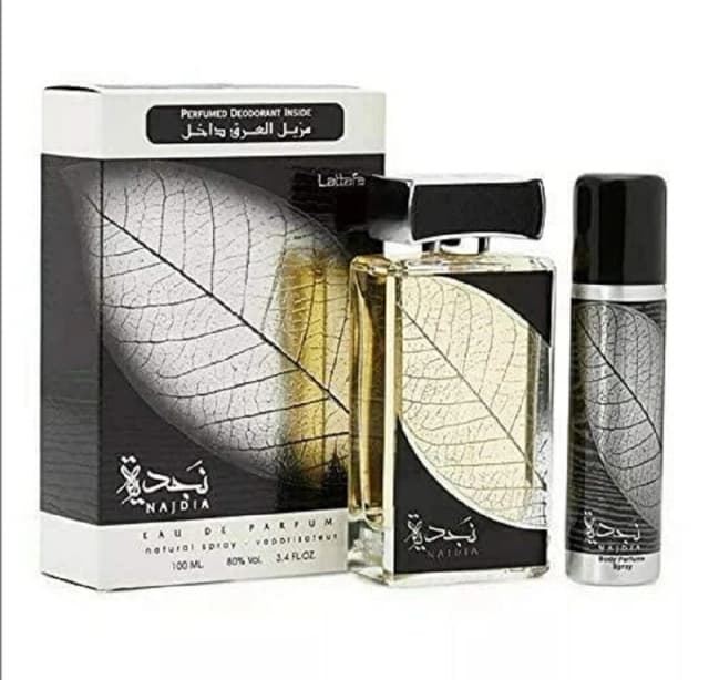 סט לטפה נאזדיה הום (י) אדפ 100מל + דאו ספריי 50מל / Lattafa Set Najdia Homme (u) Edp 100ml+ Deo 50ml