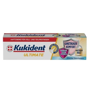 קוקידנט אולטימייט משחת הצמדה (צהוב) 40גרם / Kookident Denture Cream Linkage