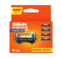 גילט פיוזן פרוגלייד 5להבים רב פעמי - 4סכינים / Gillete Fusion Proglide Razors X 4