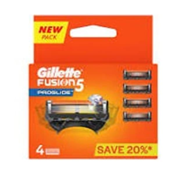 גילט פיוזן פרוגלייד 5להבים רב פעמי - 4סכינים / Gillete Fusion Proglide Razors X 4