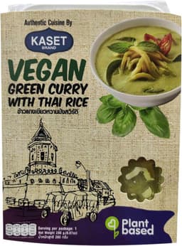 ארוחת קארי ירוק  אורז יסמין תאילנדי 280