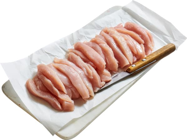 רצועות פילה עוף להקפצה