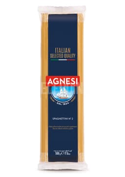 פסטה ספגטיני מס.2 500 גר Agnesi