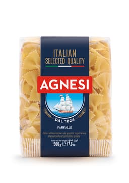 פסטה פארפלה מס.61 500 גר Agnesi