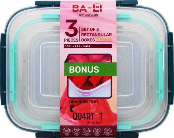 סט הקפאה מלבן