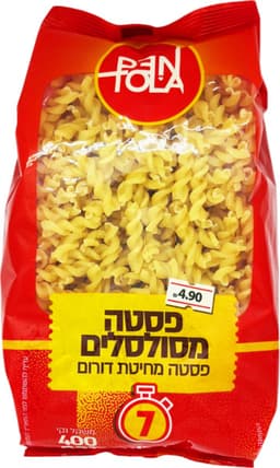 פסטה מסולסלת 400גר פנטולה