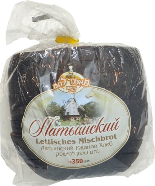 לחם שיפון מיוחד פרוס 350 גרם