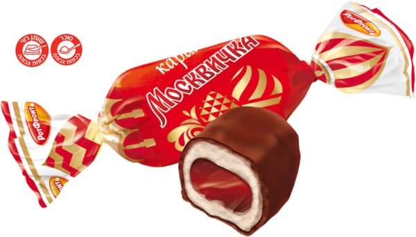 סוכריות קרמל ממולא ו