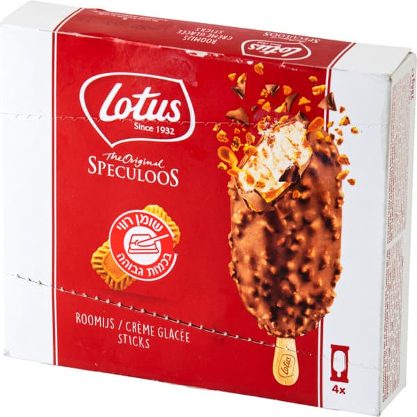 מאגדת גלידה לוטוס 4 יח 284 גר