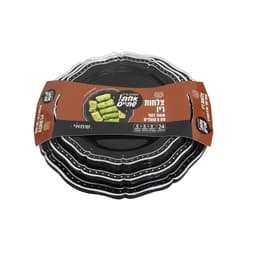 אחת שתיים - סט צלחות שחור כסף ריו 24 חלקים