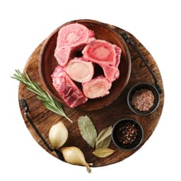 עצמות מח עגל חלק טרי אדום אדום