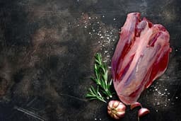 שריר עגל טרי חלק