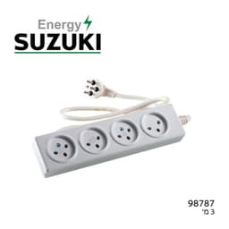 סוזוקי רב שקע 4 כבל 3 מ`