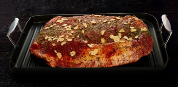 בריסקט מתובל למעשנה/