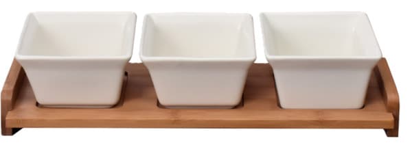 סט 3 קעריות פורצלן כ