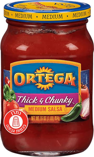 C&T סלסה מדיום אורטגה 453 גרם