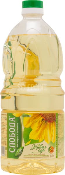 שמן חמניות מזוכך  1.8 ליטר SLOBODA