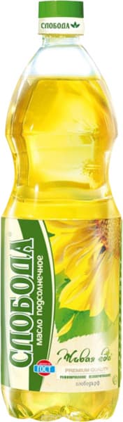 שמן חמניות מזוכך 1ליטר  SLOBODA